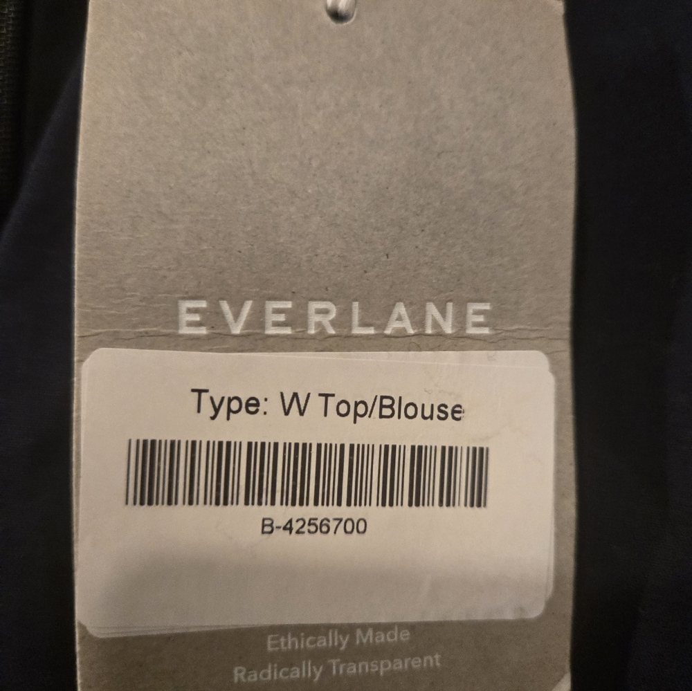 Everlane Sleeveless V-Neck Navy Jumpsuit Size 8 NWT RETAL $$$$178 - Picture 5 of 5